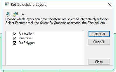 在ArcGIS中如何設置圖層的可選狀態(tài)？