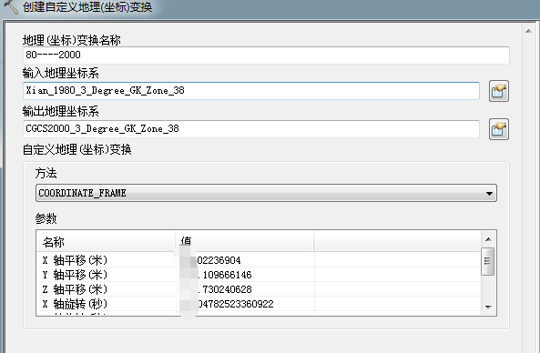 利用arcgis把80坐標系的shp格式數(shù)據(jù)轉(zhuǎn)換為2000坐標系